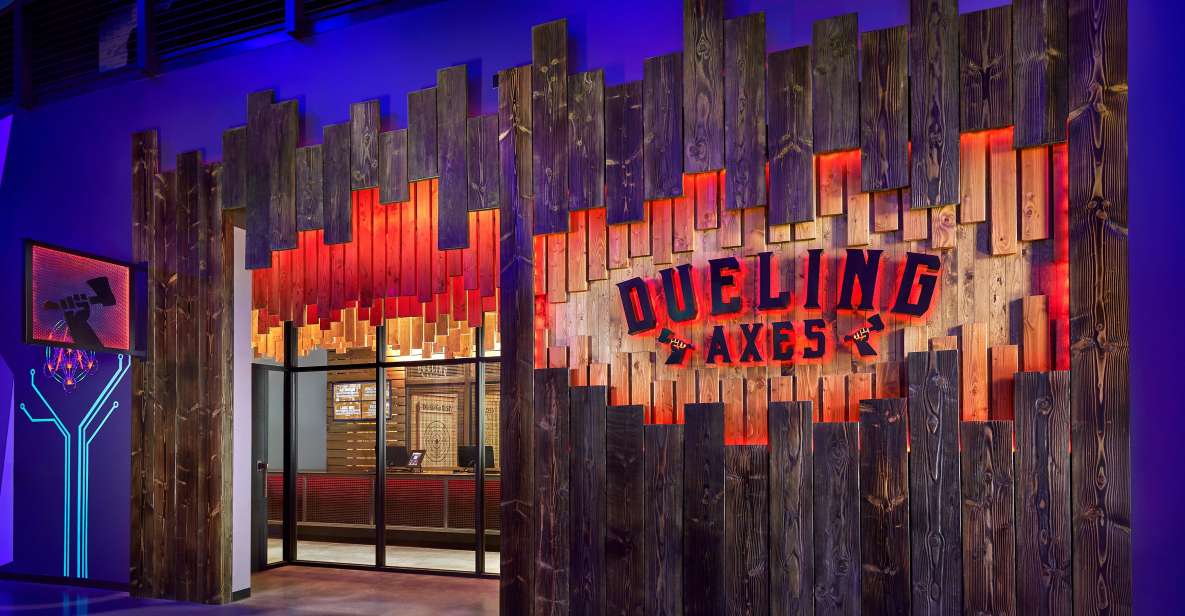 Las Vegas: Axe Throwing Bar at Area 15 - Inclusions With Dueling Axes Ticket