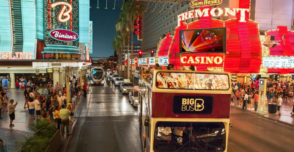 Las Vegas: Sightseeing Night Tour by Open-top Bus - Experience Highlights and Attractions