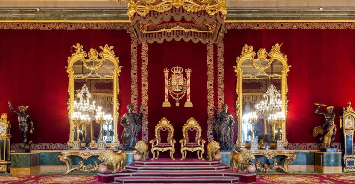 Madrid: Royal Palace VIP Tour With Skip-The-Line Ticket - Accessibility Details