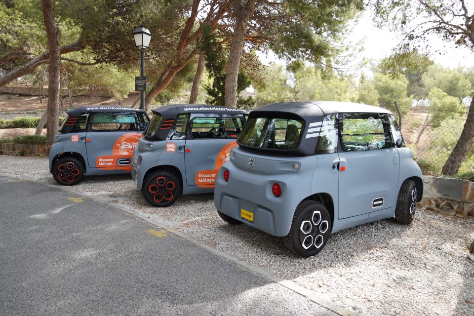 Malaga: Montains of Malaga Electric Car Rental With Lunch - Inclusions