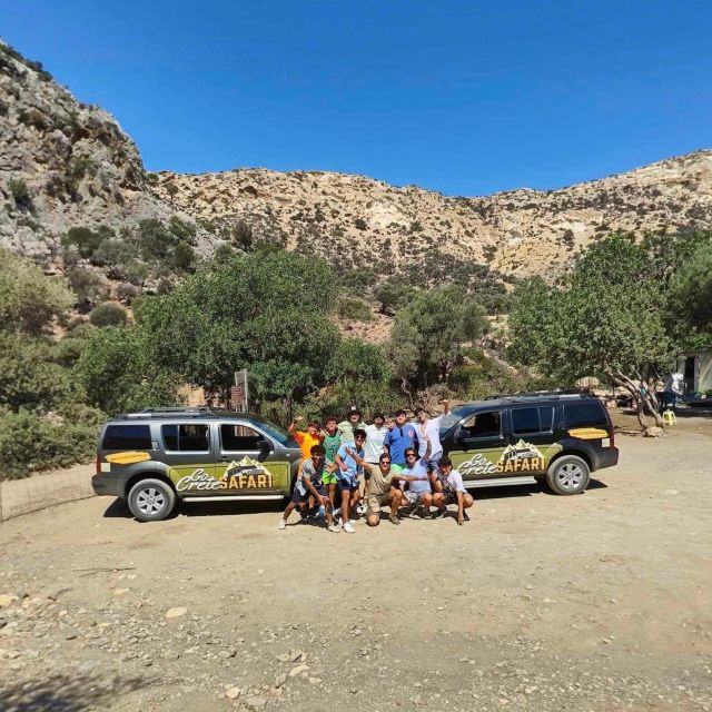 Malia: 4X4 Self Drive Safari Free Pick up & Lunch - Languages Available