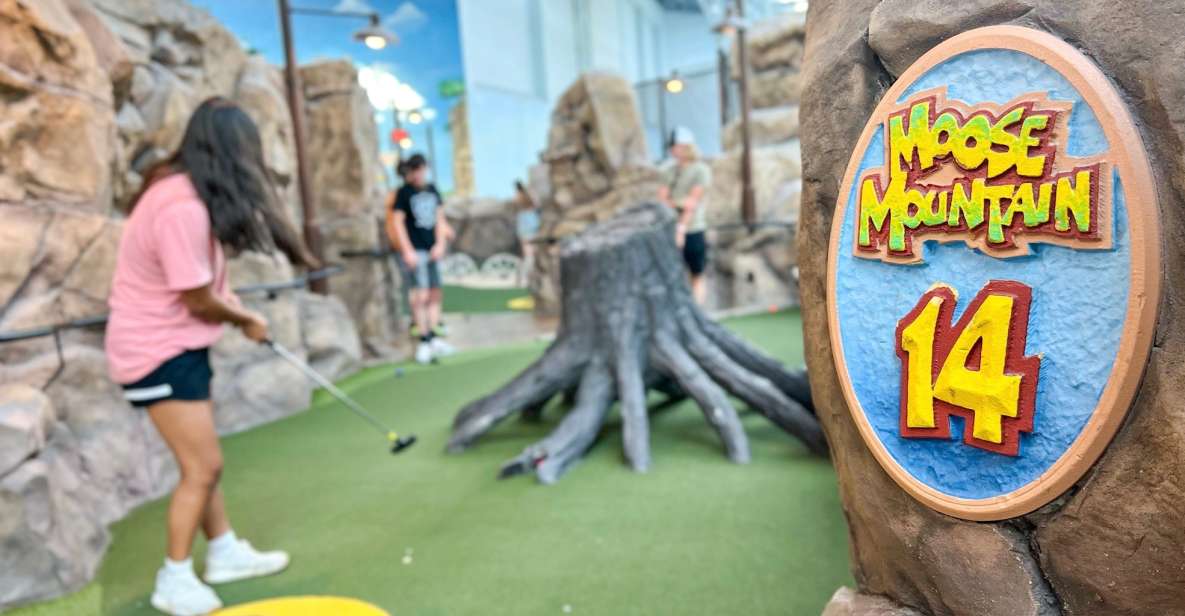 Mall of America: Moose Mountain Adventure Golf Ticket - Participant & Date Selection