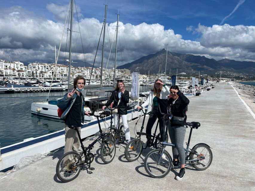 Marbella: Guided Bike Tour With Tapas Tasting and Drinks - Full Itinerary