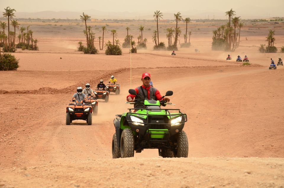 Marrakech: Palmeraie Guided Quad Tour With Tea Break - Tour Description