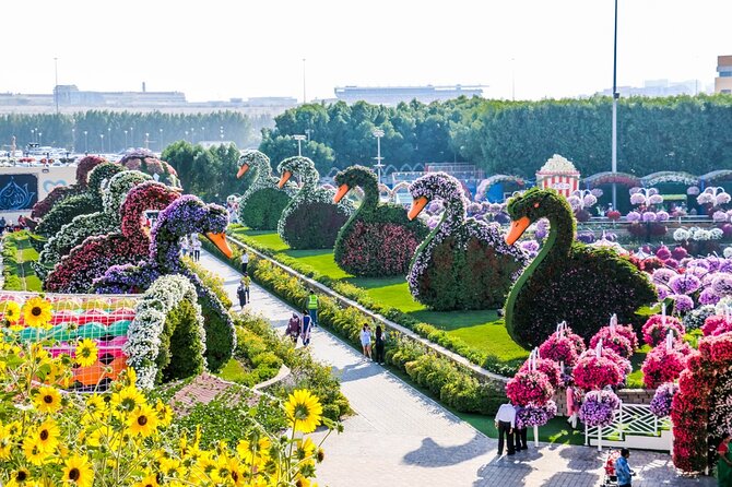 Miracle Garden Dubai Tour With Pickup and Drop off From Abu Dhabi - Tour Inclusions