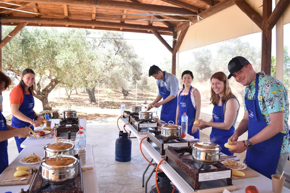 Moires: Cooking Class and Meal at a Family Olive Farm - Inclusions