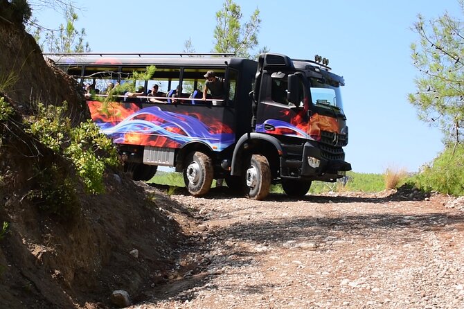 Monster Truck and 4x4 Omnibus With Rafting in Koprulu Park From Side - Cancellation Policy