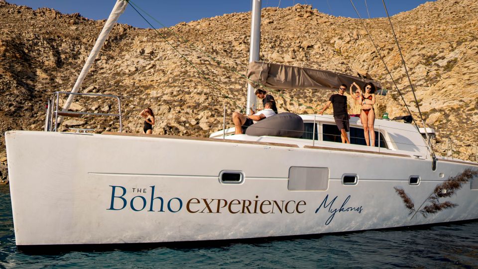 Mykonos: Boho Experience Catamaran Cruise - Itinerary Details