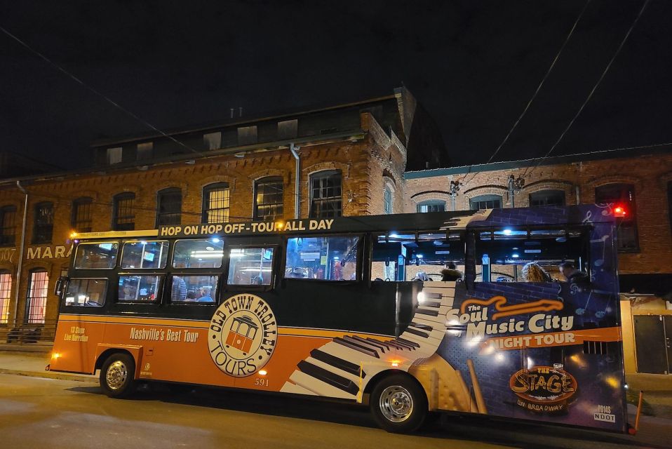 Nashville: Music City Nighttime Trolley Tour - Music Genres and Nashville Influence