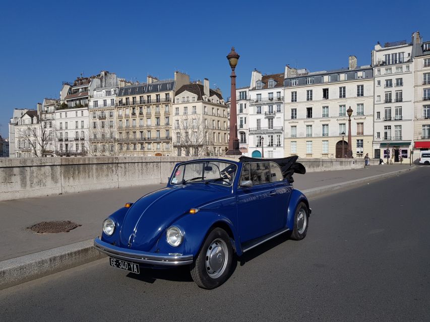 Paris: Private Guided City Tour by Classic Convertible Car - Tour Highlights