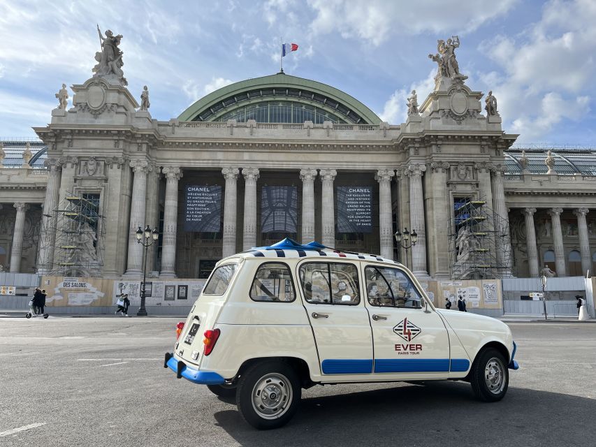 Paris: Private Sightseeing Tour in Renault 4L Electric 2h - Drop-off Locations