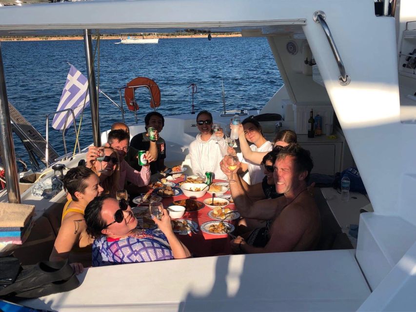 Paros: Catamaran Cruise With Swimming, Meal and Drinks - Water Activities