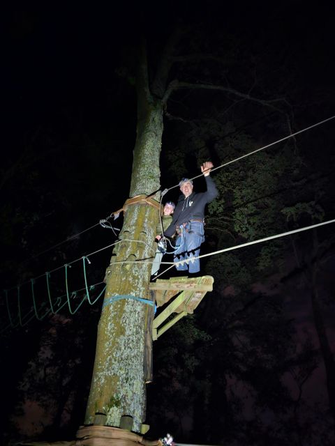 Pau - Night Treetop Treetop - Lacq Adventure - Description of the Adventure