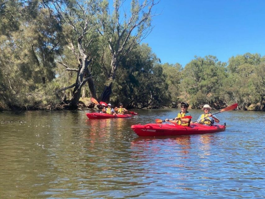 Perth: Swan River Kayaking Tour With Dining and Wine Tasting - Duration and Language