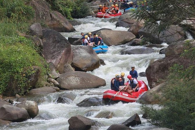 Phuket Adventure Day Tour for Rafting 7 Km., Zipline, Waterfall and Lunch - Waterfall Exploration