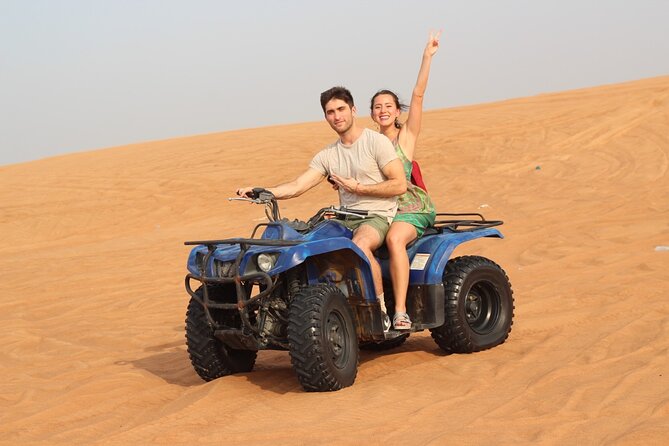 Private Afternoon Desert Safari With Quad Bike, Camel Ride and Sandboarding - Discover the Beauty of the Desert