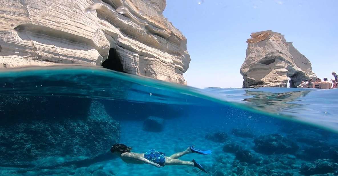 Private Boat Tour at Your Top 4 Beaches in Milos - Mediterranean Culinary Experience