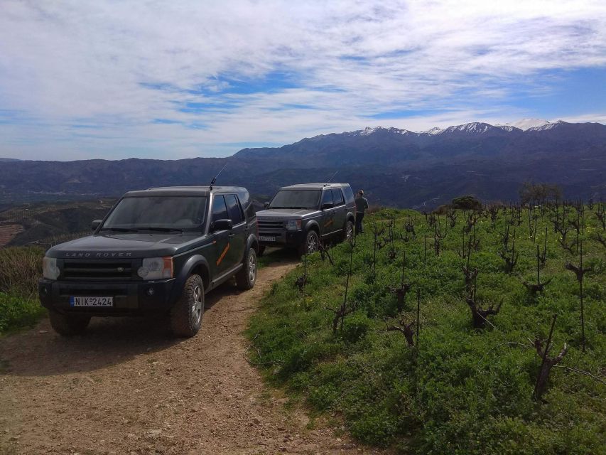 Private Exclusive Manousakis Winery and Vineyard Tour - Off-Road Experience and Altitude