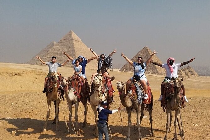 Private Giza Pyramids Sphinx Memphis Saqqara Lunch and Camel - Exclusions