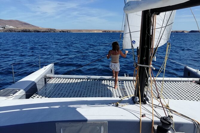 Private Sailing Tour on Board a Racing Catamaran From Playa Blanca - Itinerary Details