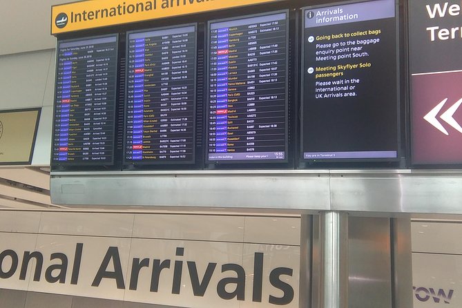 Private Transfer: Heathrow to Southampton Cruise Terminal Stopover at Stonehenge - End Points Details