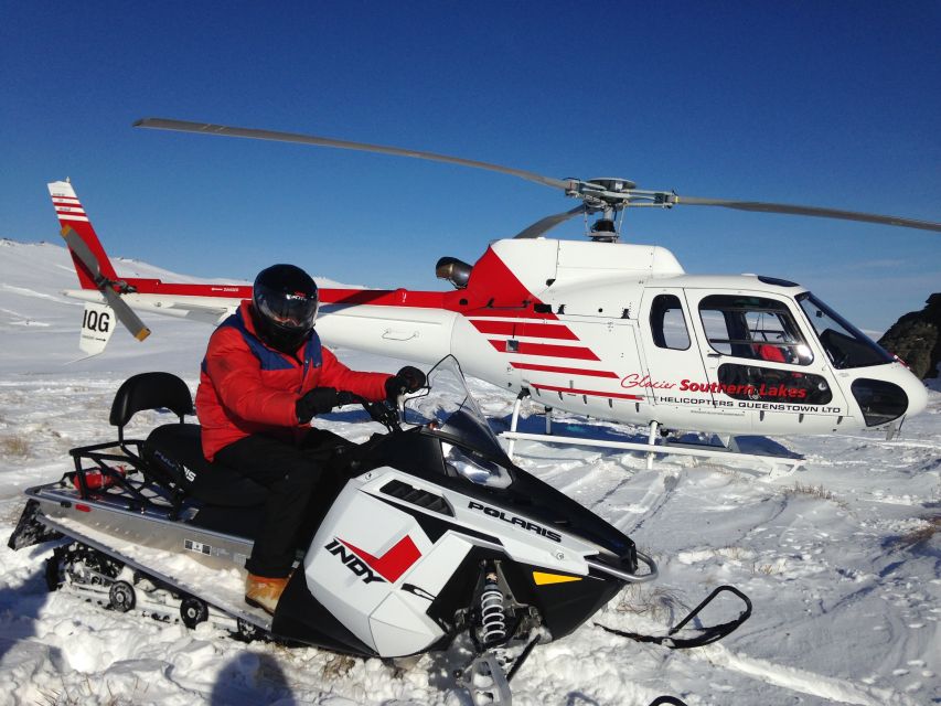 Queenstown: Snowmobiling Experience With Helicopter Flight - Activity Description
