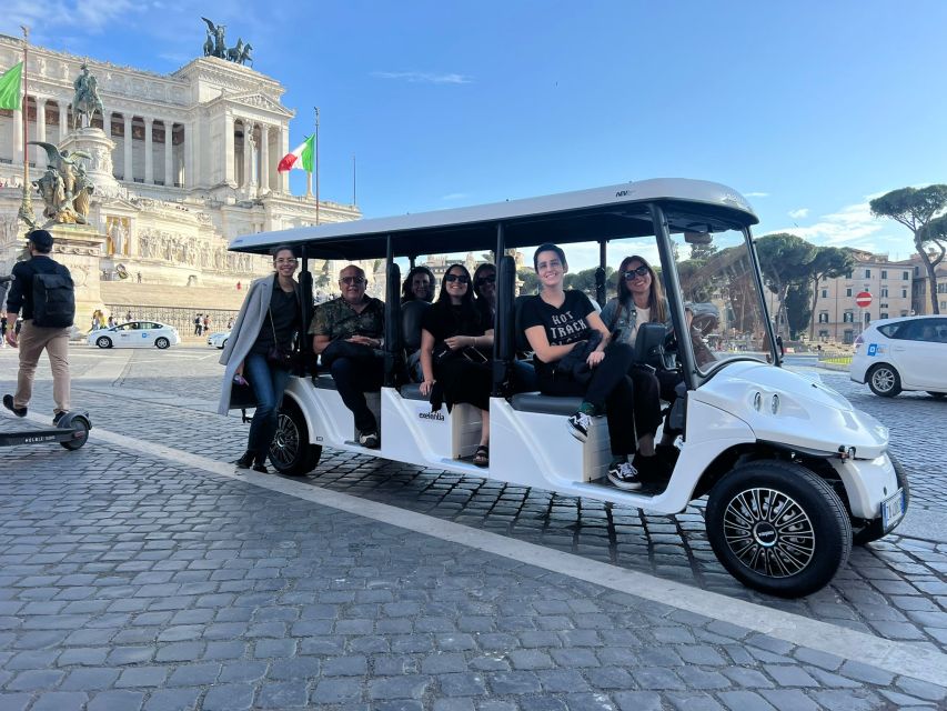 Rome: Private Golf Cart City Highlights Tour - What to Bring