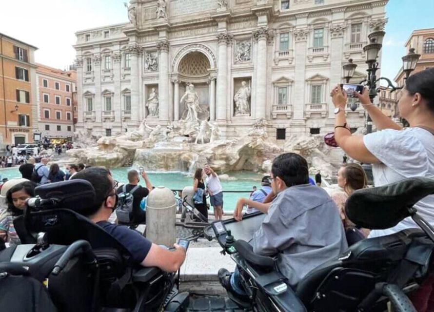 Rome Wheelchair Tour: Accessible Squares and Fountains - Group Details and Inclusions