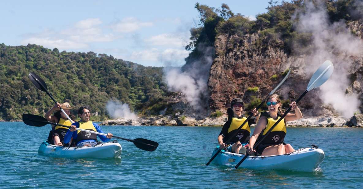 Rotorua: Waimangu Volcanic Valley Steaming Cliffs Kayak Tour - Full Description