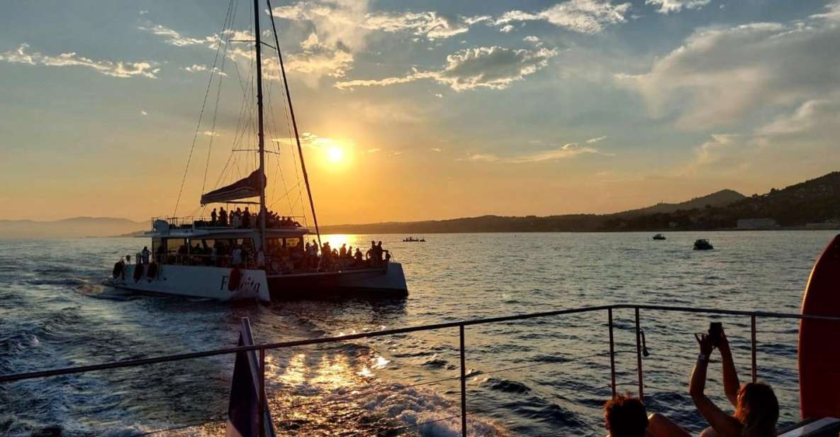Saint Raphael: Sunset Cruise Cape Dramont & Golden Island - Experience Highlights