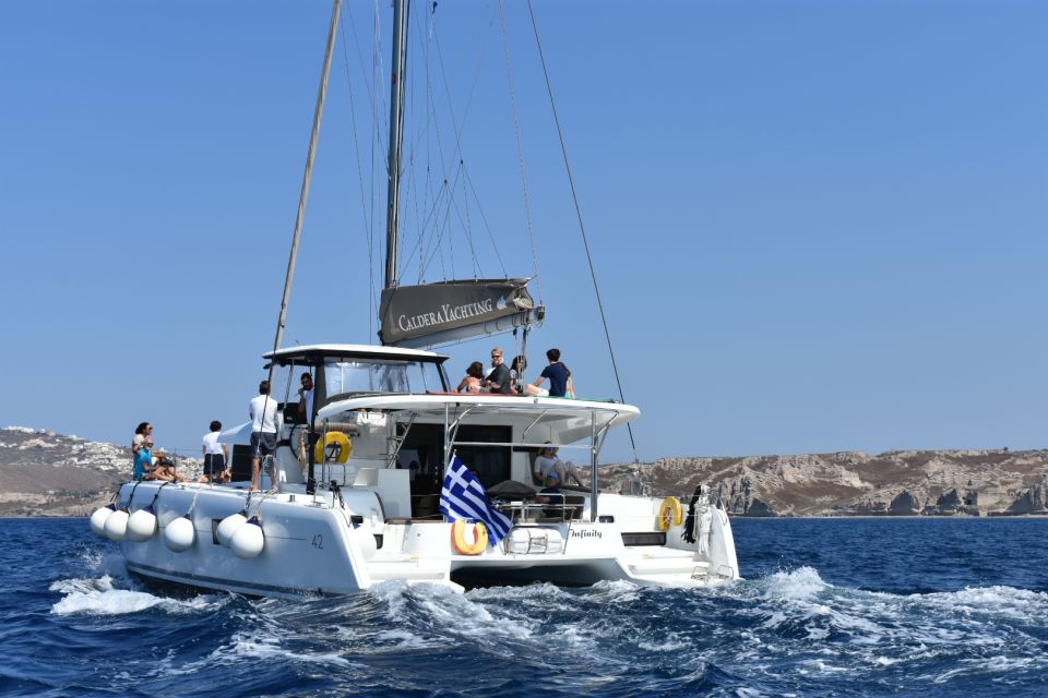 Santorini: All-Inclusive Private Luxury Catamaran Cruise - Important Information