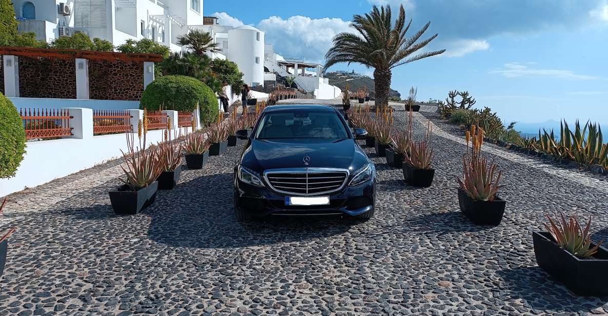 Santorini: Full-Day Car Hire With Private Driver - Included Services and Amenities