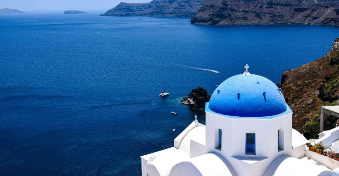 Santorini Highlights: History, Scenery, Wine - Pyrgos Kallistis and Monastery Visit