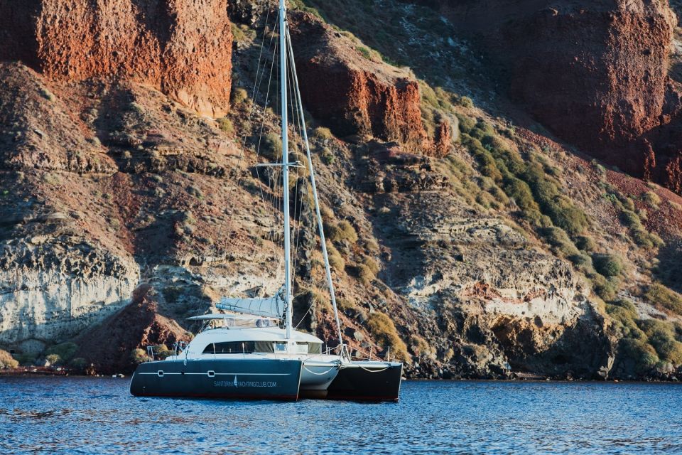 Santorini: Private Catamaran Cruise With BBQ Meal and Drinks - Customer Reviews