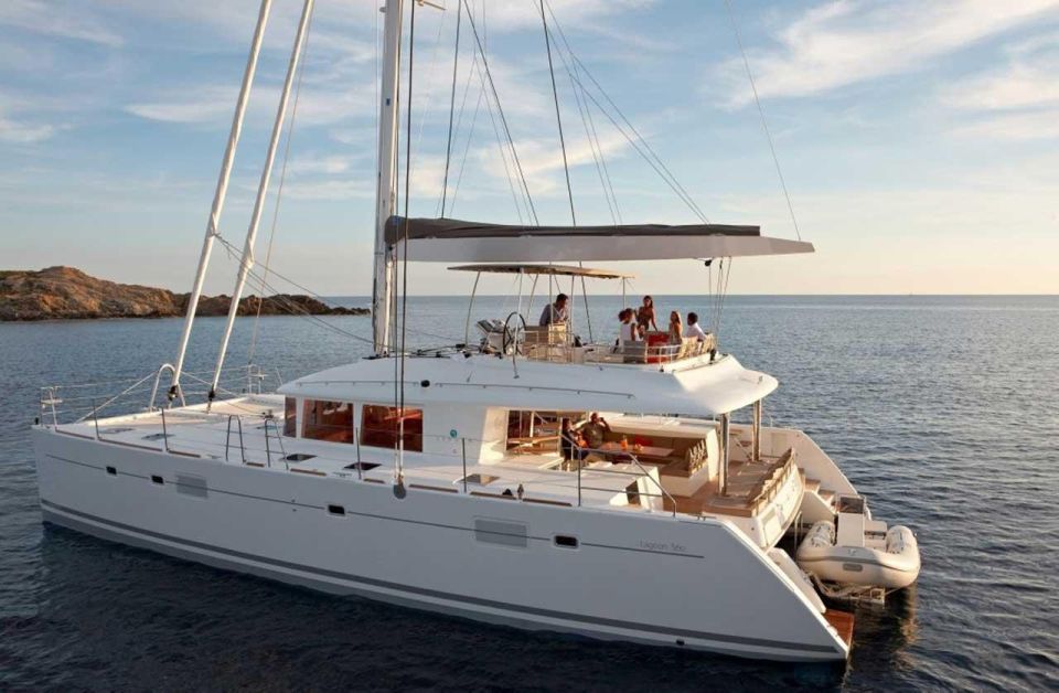 Santorini: Private Luxury Catamaran Cruise With Greek Meal - Enjoy Exclusive Sunset Views