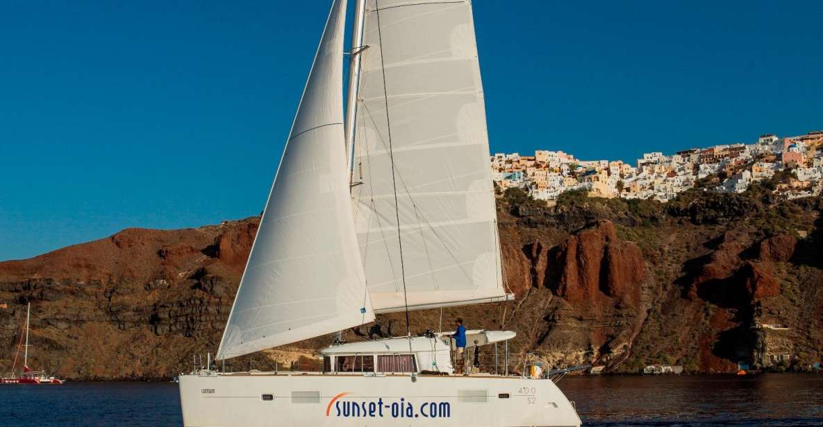 Santorini:Private Catamaran Tour With BBQ & Unlimited Drinks - Tour Inclusions