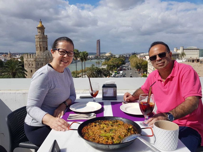 Seville: Paella Cooking Experience on a Rooftop Terrace - Full Description