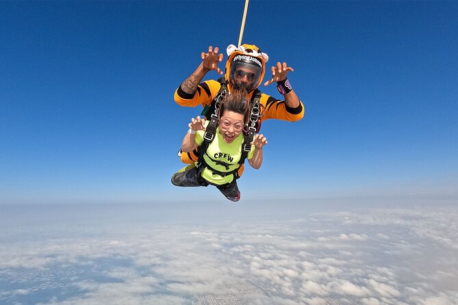 Skydive Over the Palm With Private Transportation - Product Code and Price Guarantee