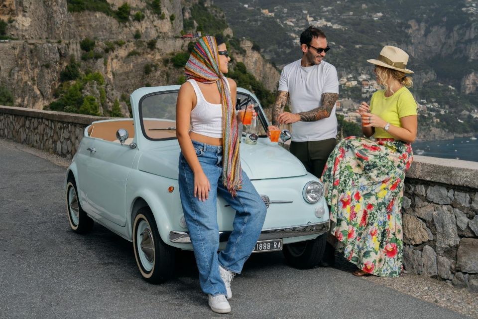 Sorrento and Amalfi Coast: Tour in Fiat 500 Spiaggina - Experience Description