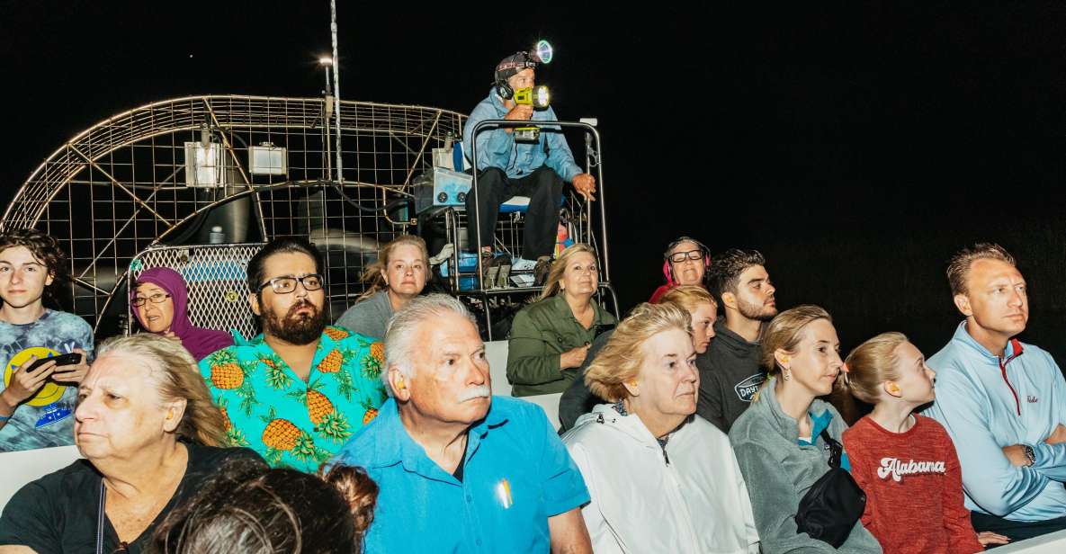 The Everglades: 1-Hour Airboat Night Tour - Inclusions