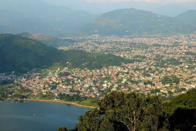 The World Peace Pagoda in Pokhara - Surrounding Scenery and Views