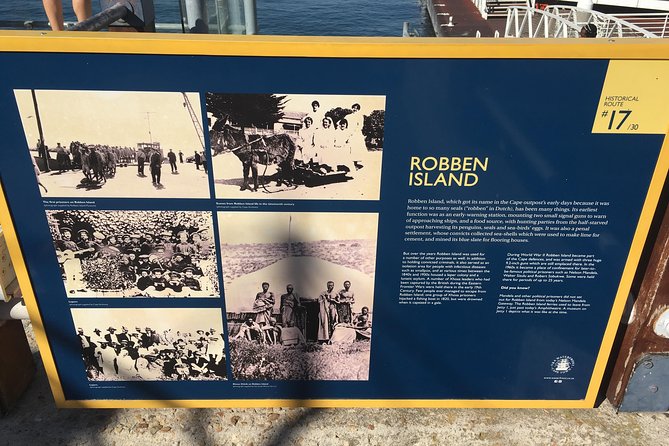 Township Tour District 6 Museum Robben Island Drop off at Hotel - Operational Details
