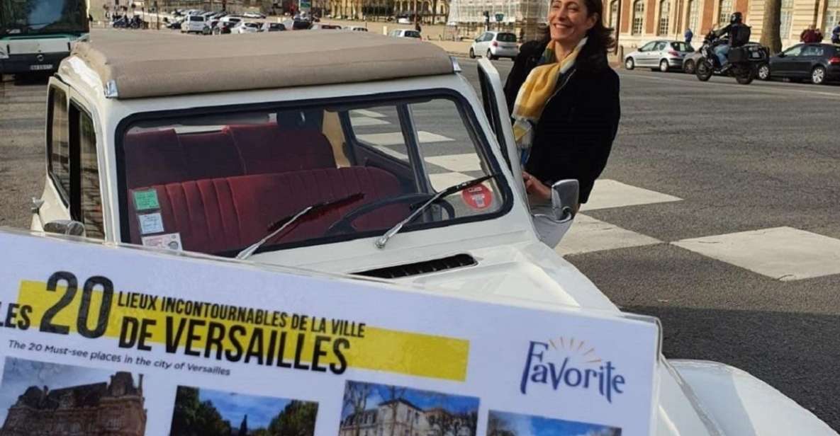 Versailles: 2 Hours Citytour in Vintage Car & Extension Park - Full Description