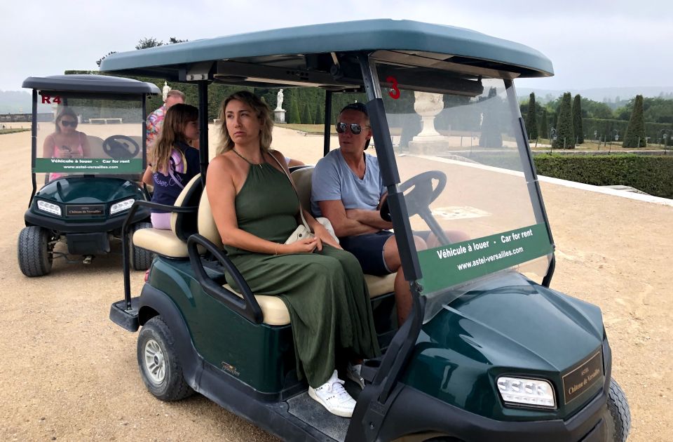 Versailles: Gardens Golf Cart Tour, Row Boat, Palace Tickets - Booking Information