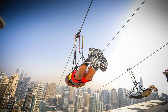 Xline Dubai Marina Zip Line Experience With Transfers Option - Common questions