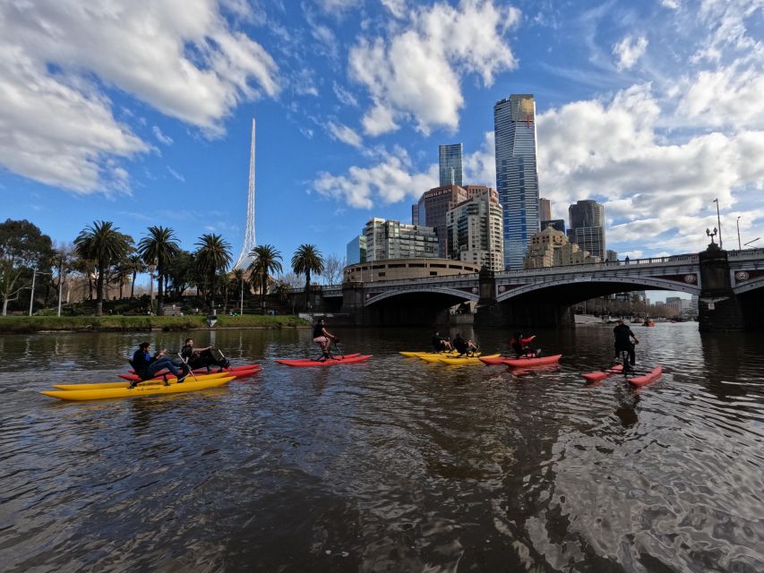 Yarra River, Melbourne Waterbike Tour - Itinerary