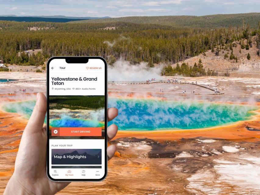 Yellowstone & Grand Teton: Self-Guided Audio Driving Tours - App Features