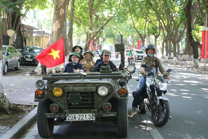 4 Hours and 30 Minutes Historical Hanoi Army Jeep Tour - Key Points