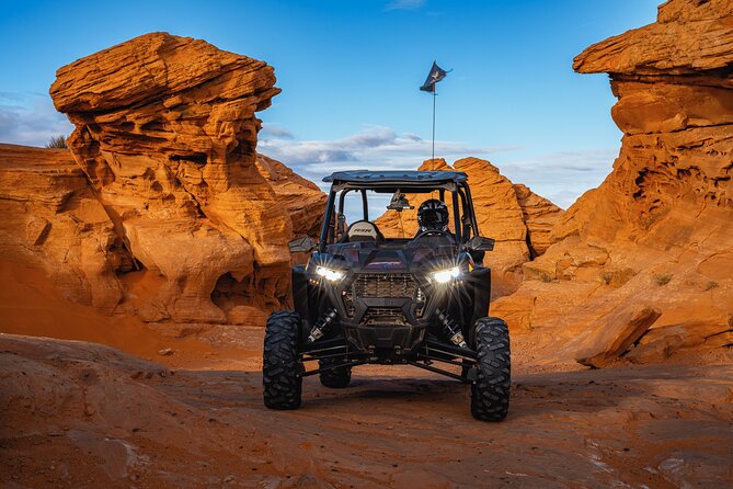 A Private ATV Sunset Tour in Sand Hollow State Park  - St George - Safety Gear and Equipment Provided