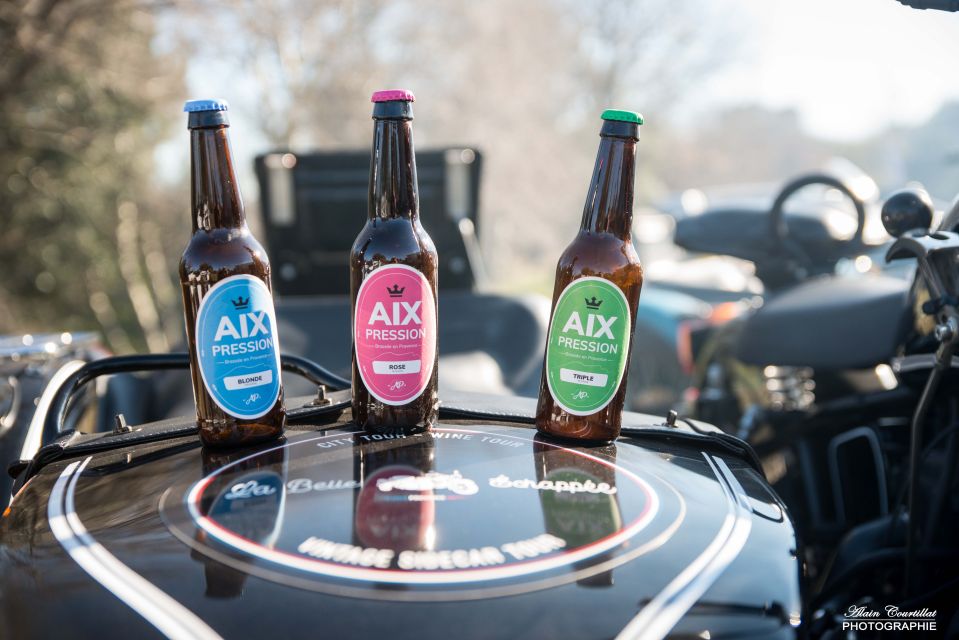 Aix-en-Provence: Wine or Beer Tour in Motorcycle Sidecar - Booking and Flexibility